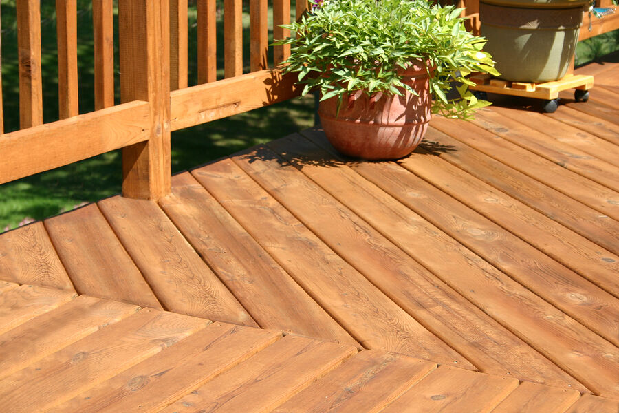 Two Nations Painting & Home Improvement LLC stains decks and fences