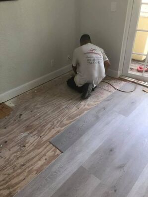 Interior Painting &Wood Flooring Installation in Parkland, FL
