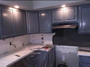 Before & After Kitchen and Cabinet Repainting in Boca Raton, FL